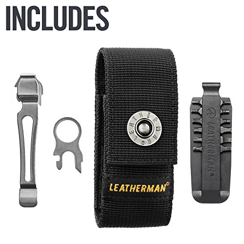 LEATHERMAN, Charge Plus TTi Titanium Multitool with Scissors and Premium Replaceable Wire Cutters, Stainless Steel, Built in the USA