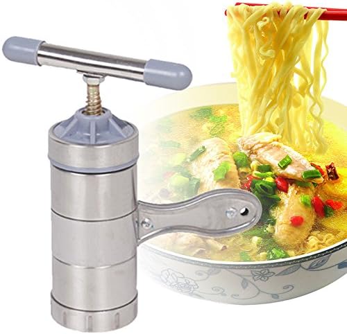 Vktech Stainless Steel Pasta Noodle Maker Machine Manual Fruit Juicer