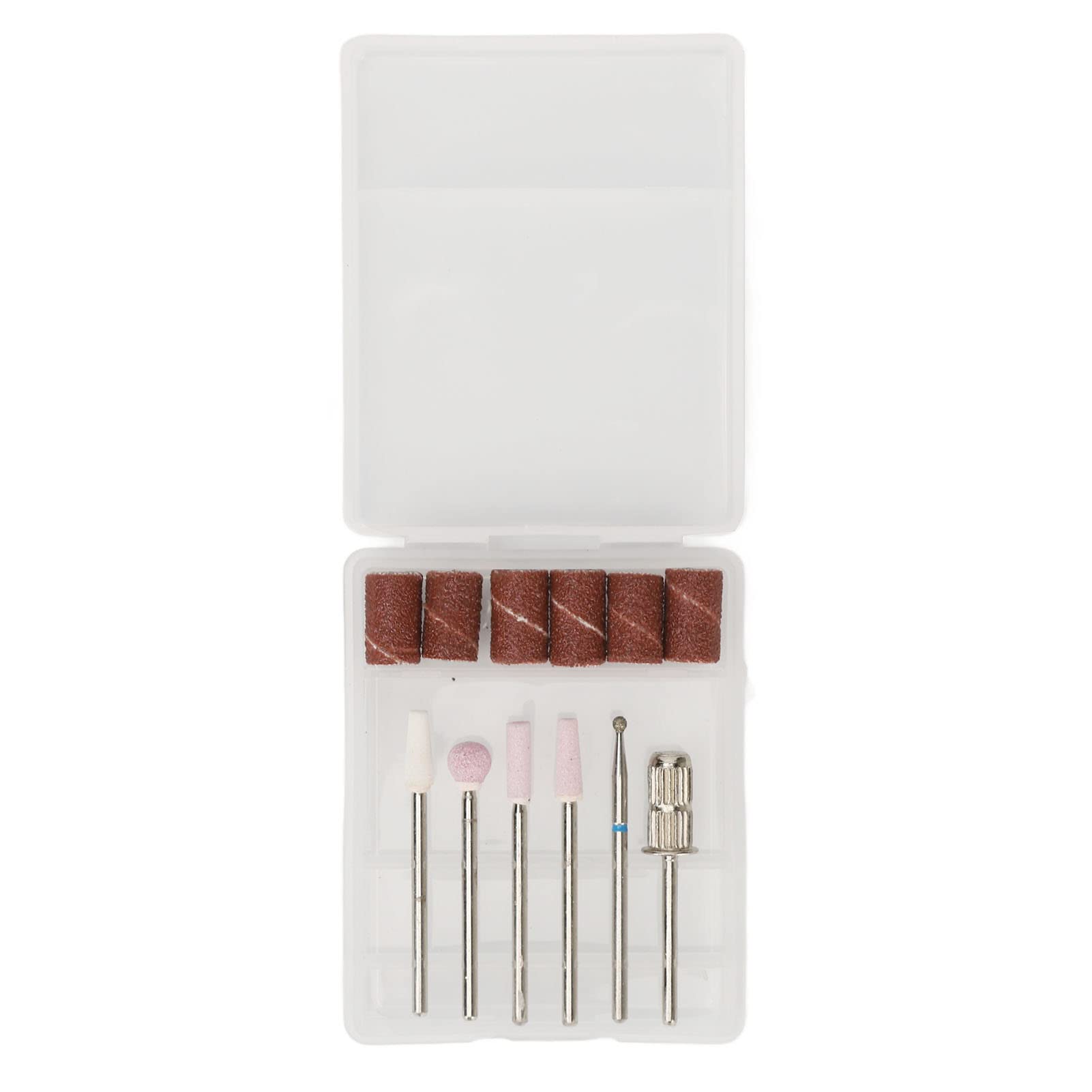 Elektryczny Zestaw Pilników do Manicure, Bateria 100-240 V 2600 MAh, Zestaw do Manicure i Pedicure, Mocny Silnik 35000 Obr./min do Przycinania Paznokci dla Dziewczynki (wtyczka UE)