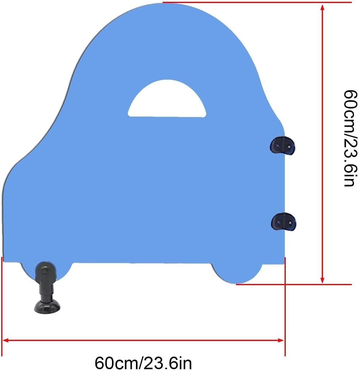Urinals partition for Men Children's Urinal Partition, Floor-Standing Urinal Baffle, Kindergarten Urinal Partition Screen, Toilet Protection Screen(Orange,1pcs)