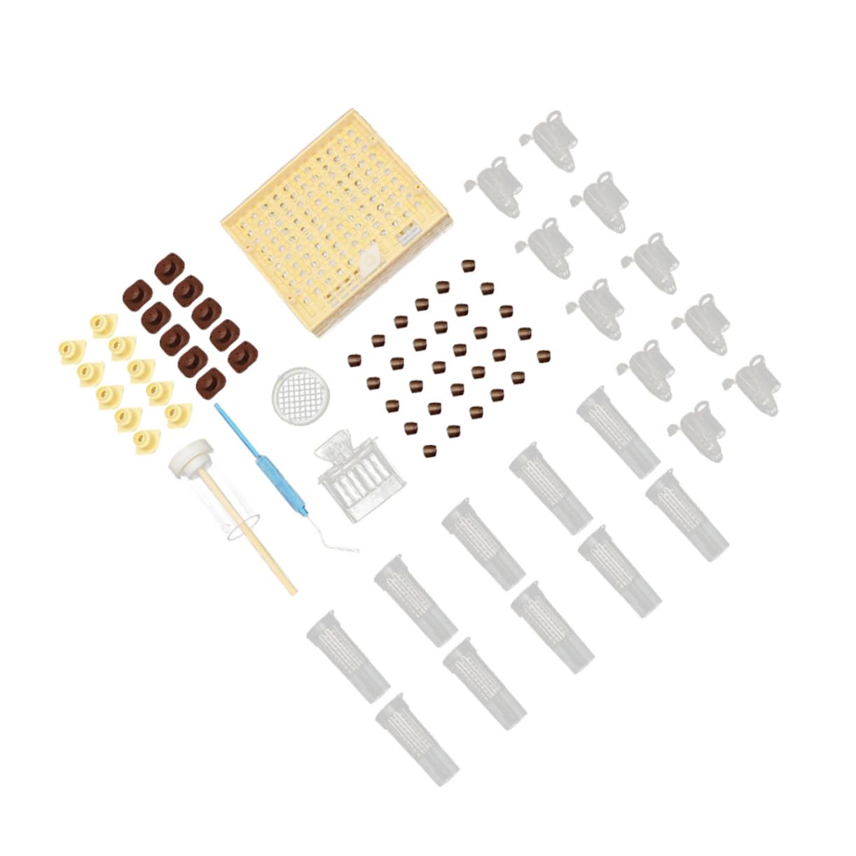 ibasenice Kit De Cría De Reinas Caja De Cría Queen Sistema De Herramientas De Apicultura