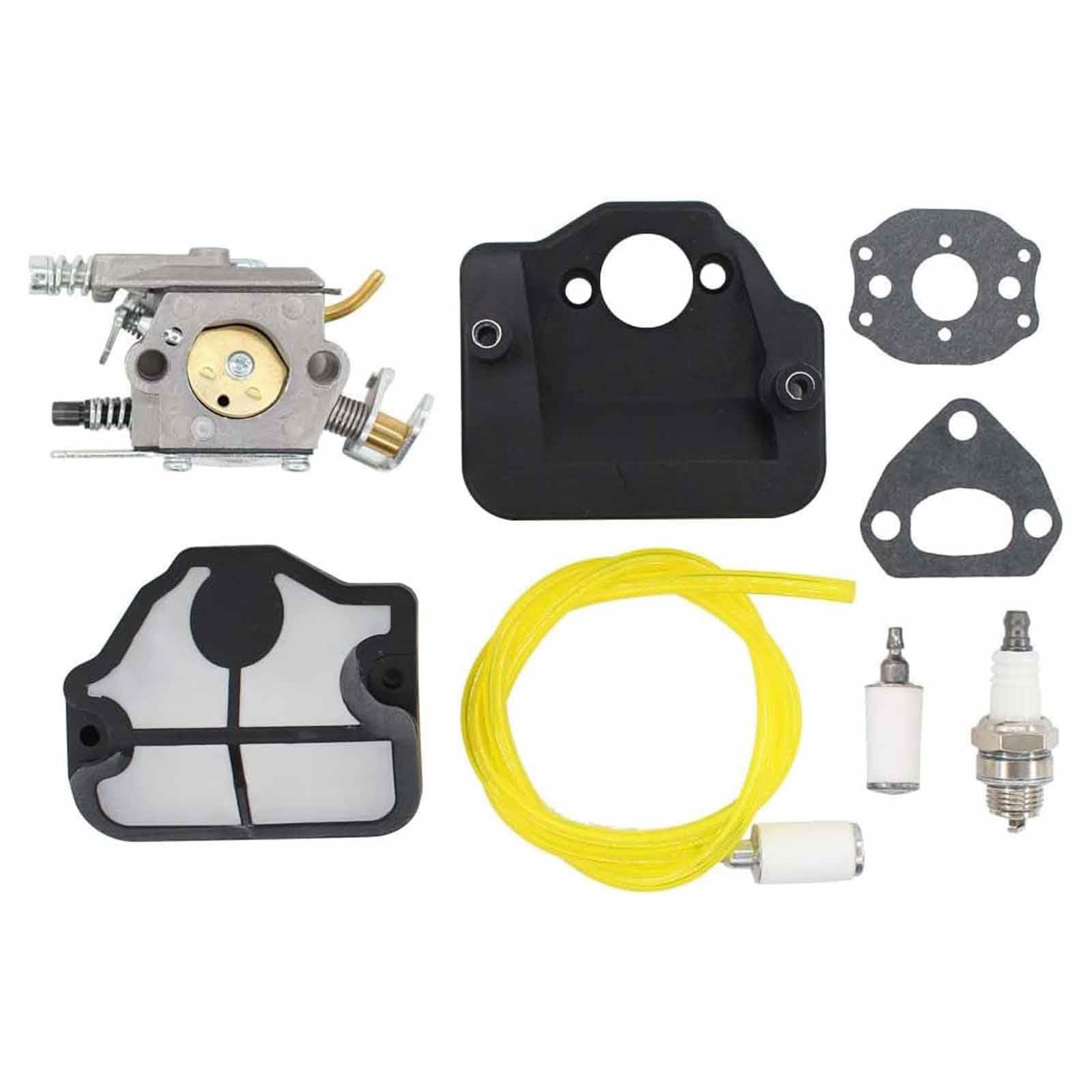 Carburetor Air Filter Fuel Line Spark Plug for Husqvarna 36 41 136 137 137E 141 142 141LE 142E for Husky Chainsaw Saw Replaces for Zama C1Q-W29E Carb WT-834 WT-657 WT-529 WT-289 WT-285 WT-239 WT-202
