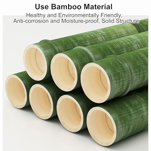 Meuble à chaussures de 90 cm avec banc en bambou - 4