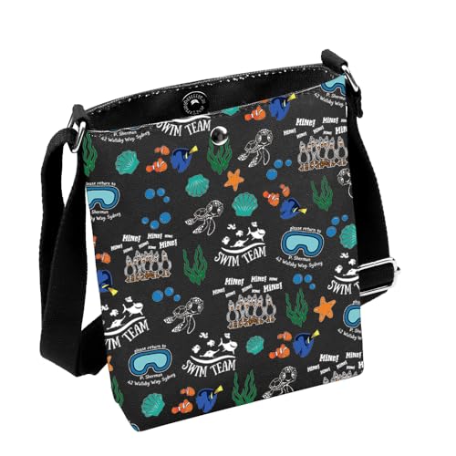 MNIGIU Funny Fish Dory Gift Fish Dory Crossbody Bag Fish Dory Lover Gift Fish Dory Merchandise