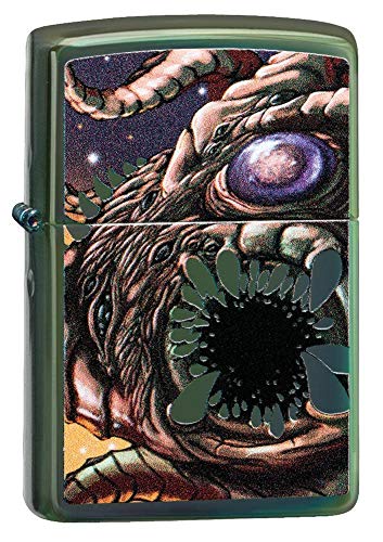 Zippo High Polish Green Apocalypse Monster Pocket Lighter