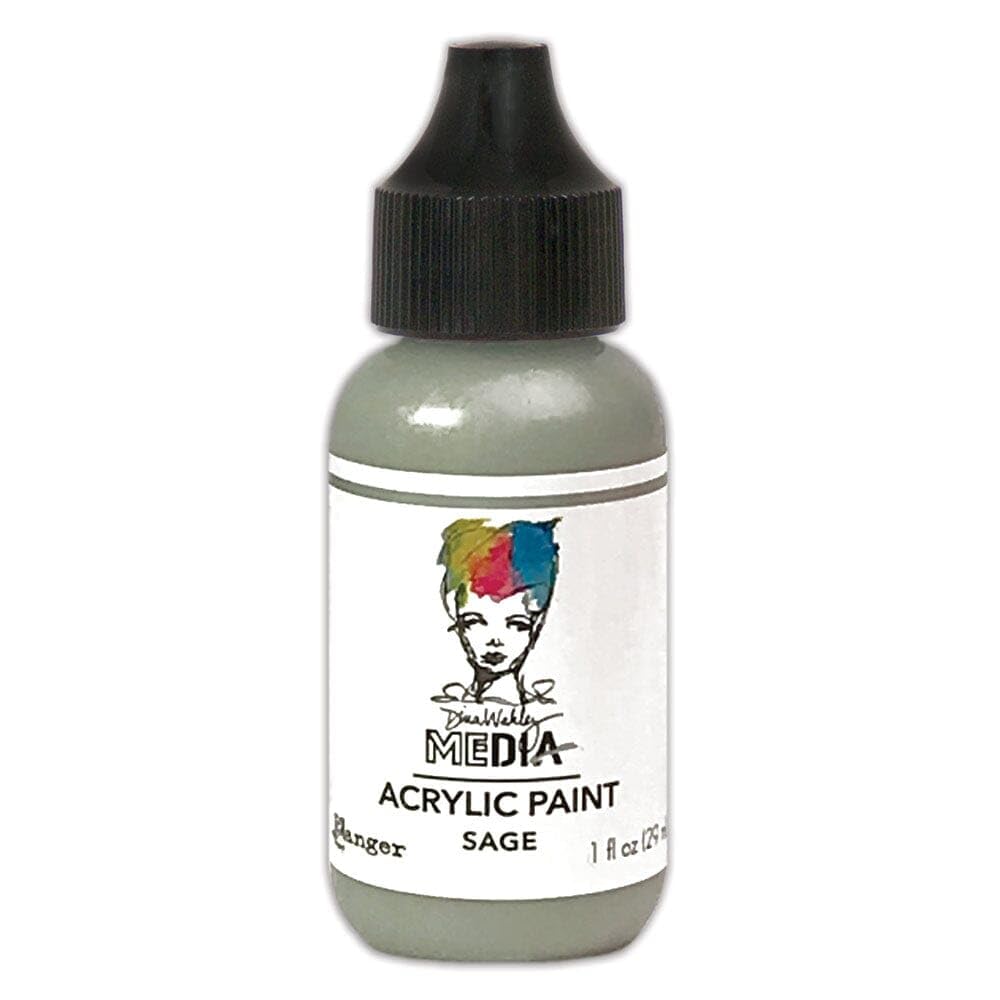 Dina Wakley Media Acrylic Paint 1oz-Sage -MDQ-75219