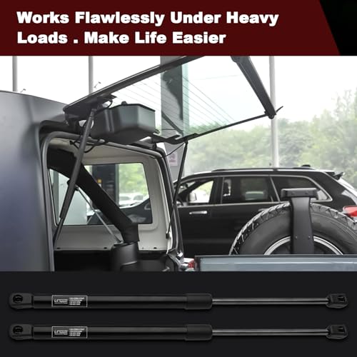 Rear Window Struts for 2018-2025 Jeep Wrangler JL, Rear Back Glass Window Lift Support, Replaces 68282670AA 68282670AB by HXSKJMX - Used condition - Image 6