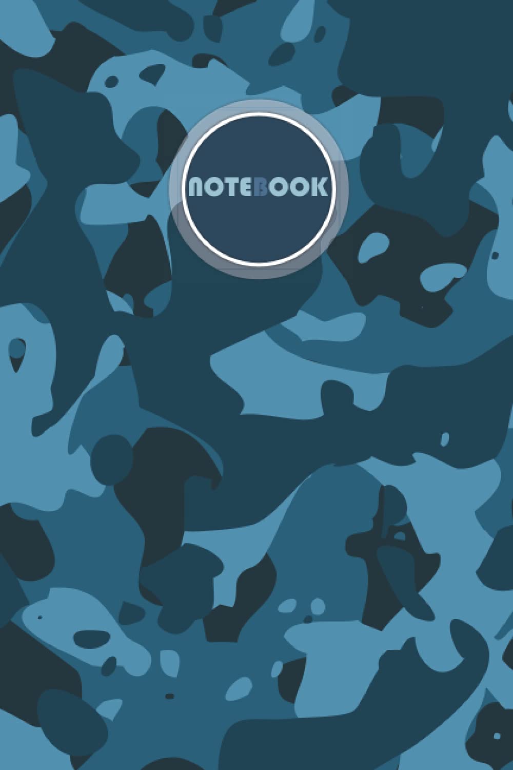 Notebook: camouflage blue notebook military , blue composition notebook , 110 pages 6*9 in ,Wide Ruled Lined Paper Notebook Journal , blue camouflage ... Notebook , Wide Ruled Paper Notebook Journal
