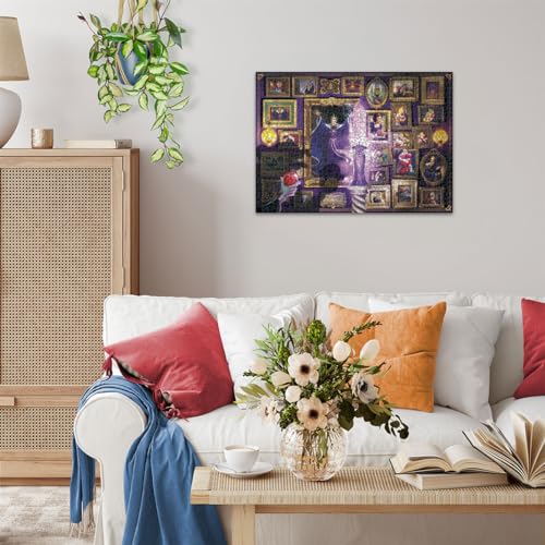 Ravensburger - Puzzle Adulte - Puzzle 1000 pièces - La méchante Reine-Sorcière (Collection Disney Villainous) - Adultes, Enfants dès 14 Ans - Puzzle de qualité supérieure - Disney Méchants - 12000097