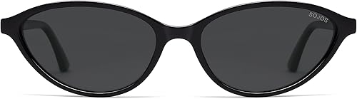 Miniatura 4 de SOJOS Lentes de sol ovalados polarizados de moda para mujer, estilo retro, elegante, de los años 90, ligeros, SJ2656