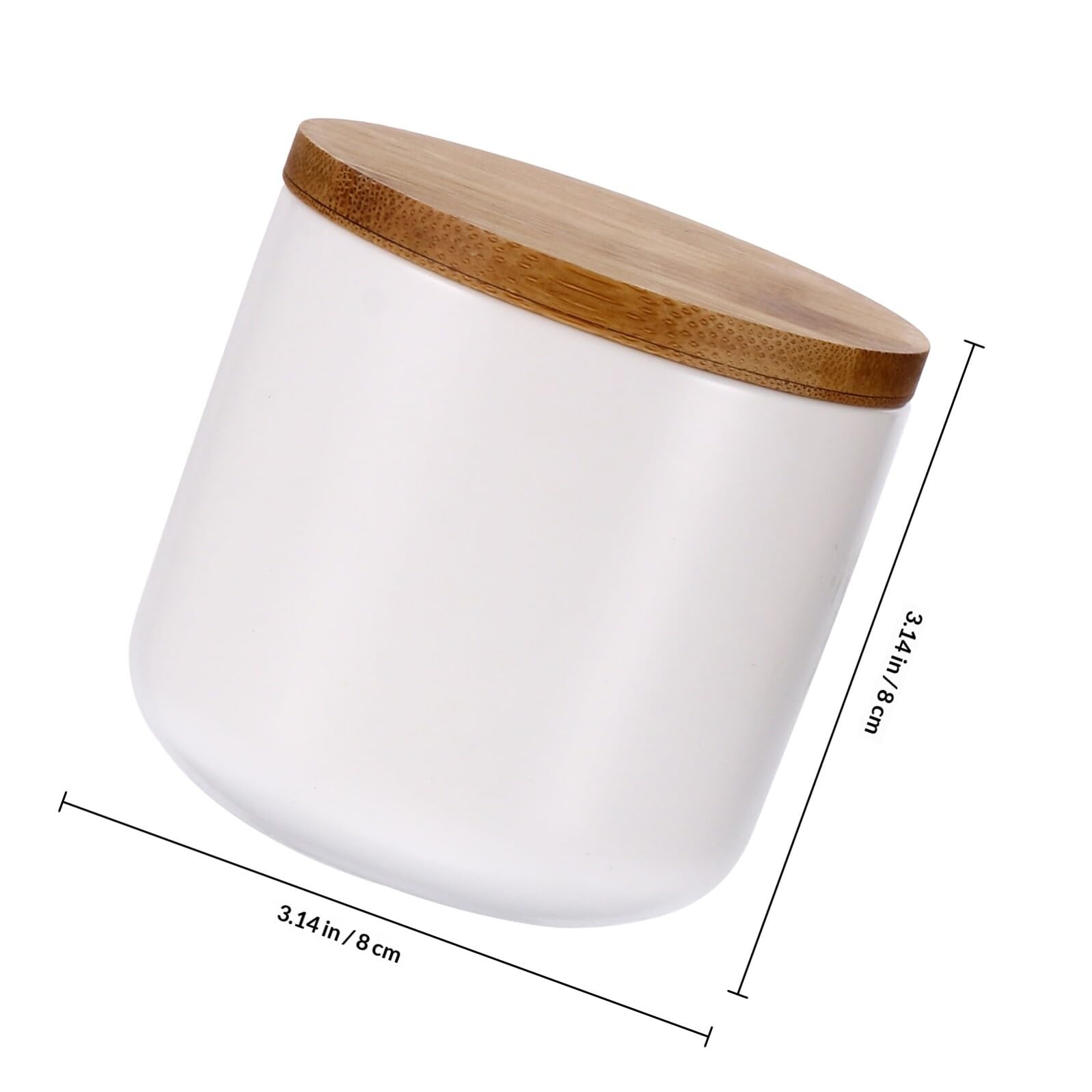 Uonlytech Barattoli Ermetici Contenitori Leggeri e Portatili in Ceramica 2 Pezzi Design Decorativo per Foglie di Tè e Alimenti Secchi per Cucina e Dispensa