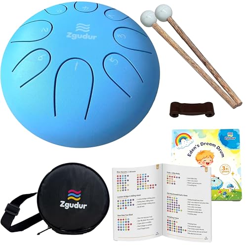 Image of Rain drum, steel drum, percussion instrument, children