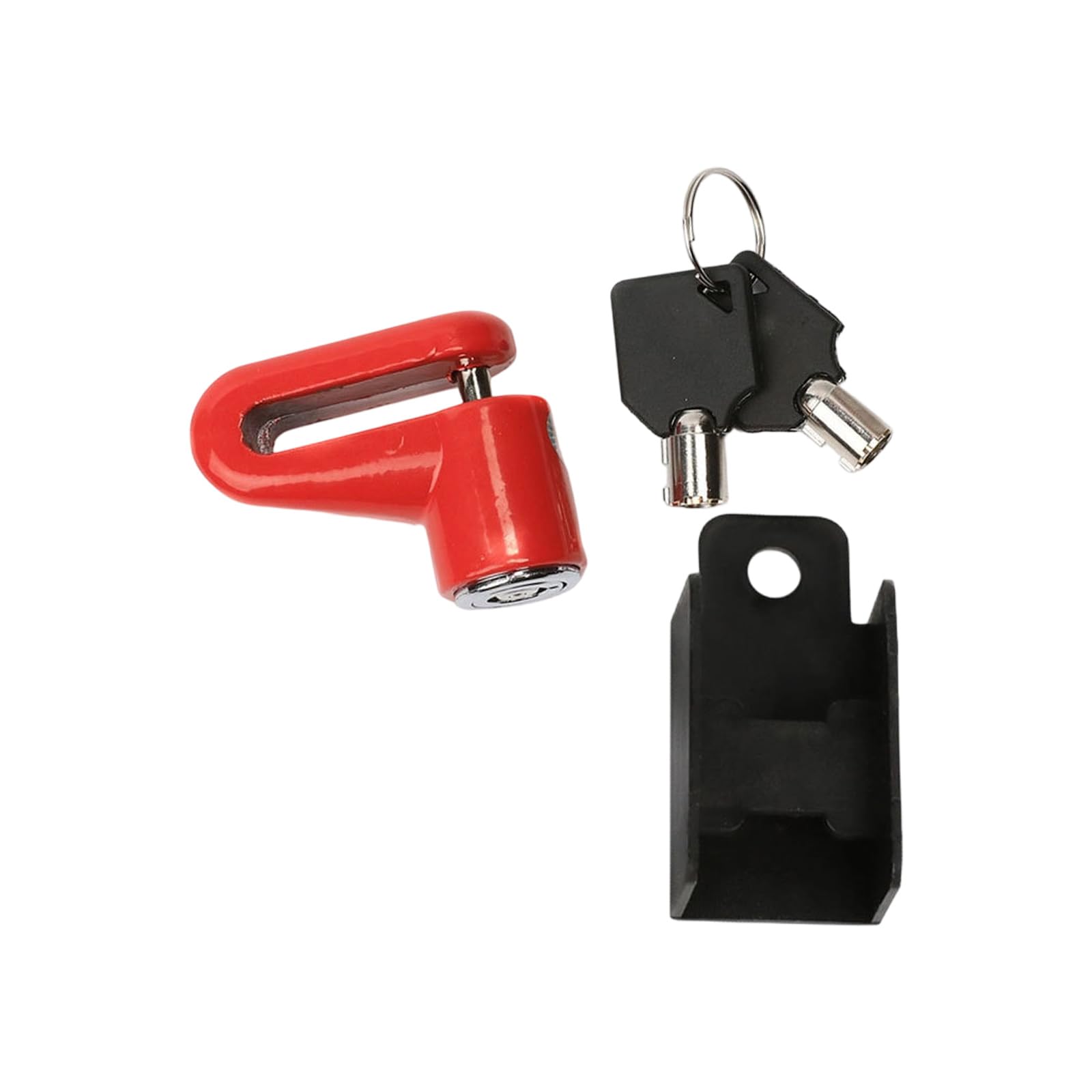 Motorcycle Bike Disc Brakes, AntiTheft Wheel Locks Disc Locks Padlock for Mountain Bike Cycling with Two Mountain Road Brake