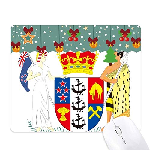 Tapis de souris de jeu New Zealand bureau Noël tapis de souris antidérapant