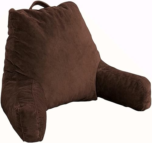 Miniatura 2 de NuvoLe Home Almohada de lectura para reposo de cama con reposabrazos, ultra suave con cómodo asa y bolsillo, ideal como respaldo para leer, jugar,