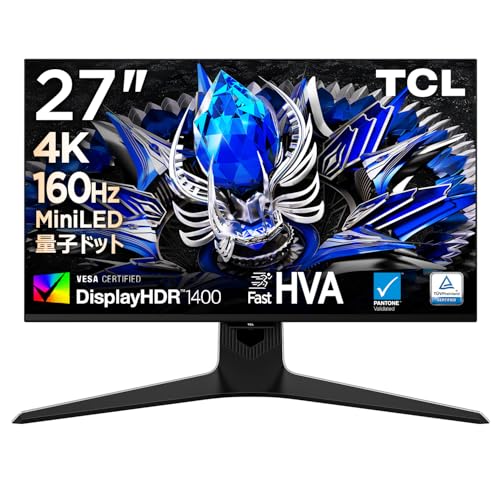 Amazon.co.jp: TCL 27R83U 27インチ QD-MiniLED HVAパネル UHD 160Hz