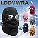 Winter Thermal Trapper Hat with Goggles, Beanie with Glasses Winter Cycling Windproof Ski Mask Cap, Fashion Warm Hat Pink
