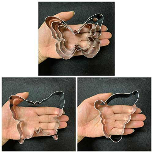Butterfly Cookie Cutter Set-5 Piece-Butterfly Fondant Biscui Cutters #TOP5