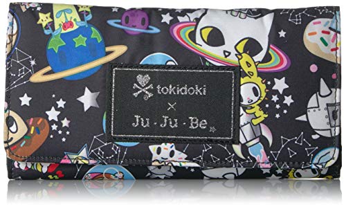 JuJuBe Be Rich Tri-Fold Wallet with Snap Enclosure, Space Place