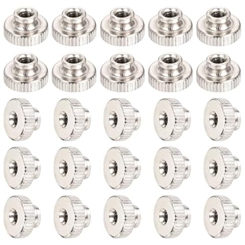 sourcing map Knurled Thumb Nut for 3D Printers Cover