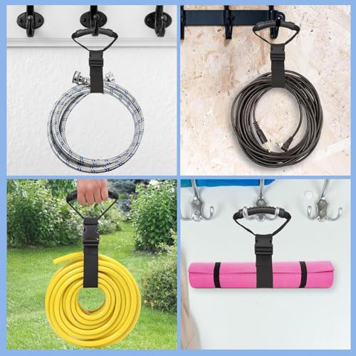Porta cables eléctricos reutilizable elaborado con correas de almacenamiento resistentes premium 5