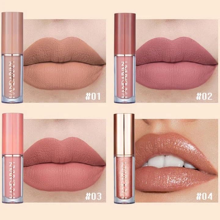 NANCY AJRAM Lipstick Set of 12 Matte Velvet Mini Liquid Lipstick Set for Women - Long Lasting, Waterproof Lip Gloss Combo - Image 2