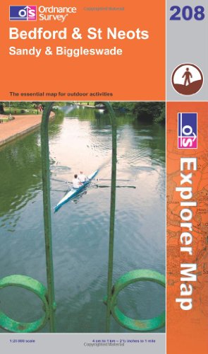 OS Explorer map 208 : Bedford & St Neots