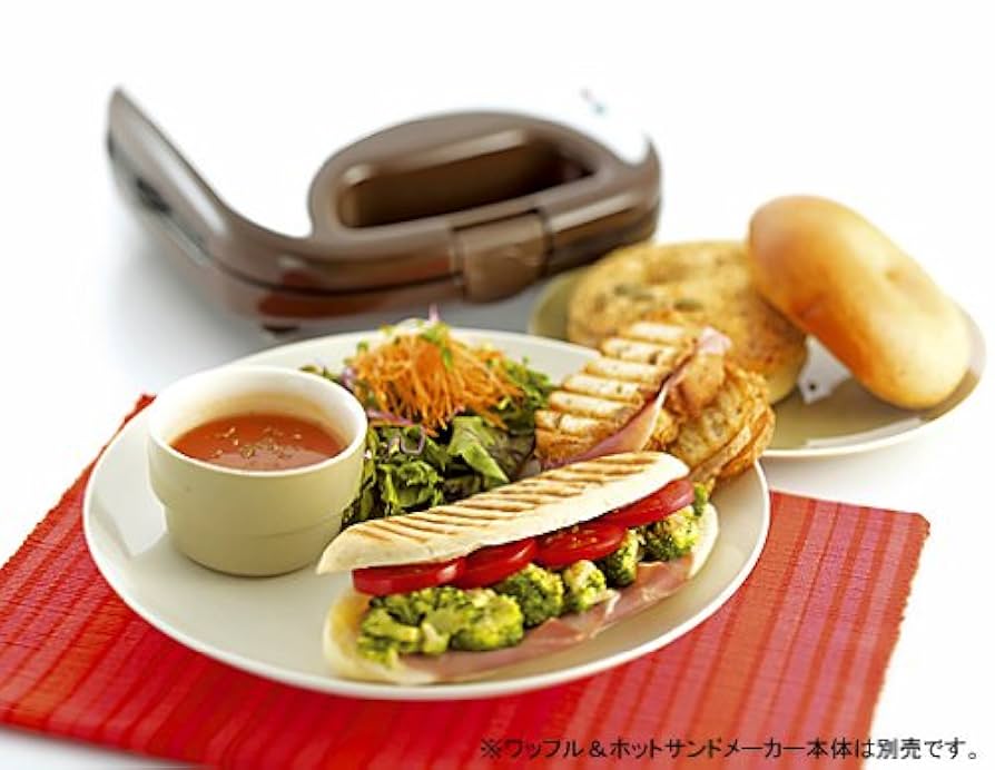 Amazon | Vitantonio パニーニプレート 2枚組 PVWH-4000-PN