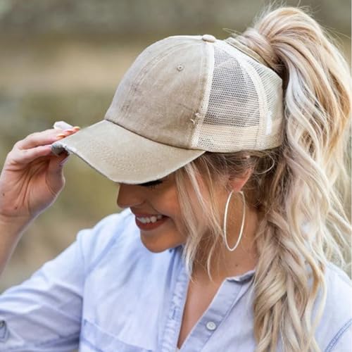 Image of 5 /6 Packs Vintage Washed Plain Baseball Cap Distressed Dad Golf Hat for Men Women