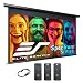 Elite Screens Spectrum Electric Motorized Projector Screen with Multi Aspect Ratio Function Max Size 128-inch Diag 16:10 & 124-inch Diag 16:9, Home Theater 8K/4K Ultra HD Ready Projection, ELECTRIC128X