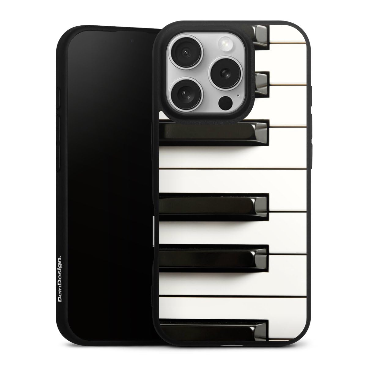 Coque Apple iPhone 16 Pro silicone premium evite rayures etui souple piano