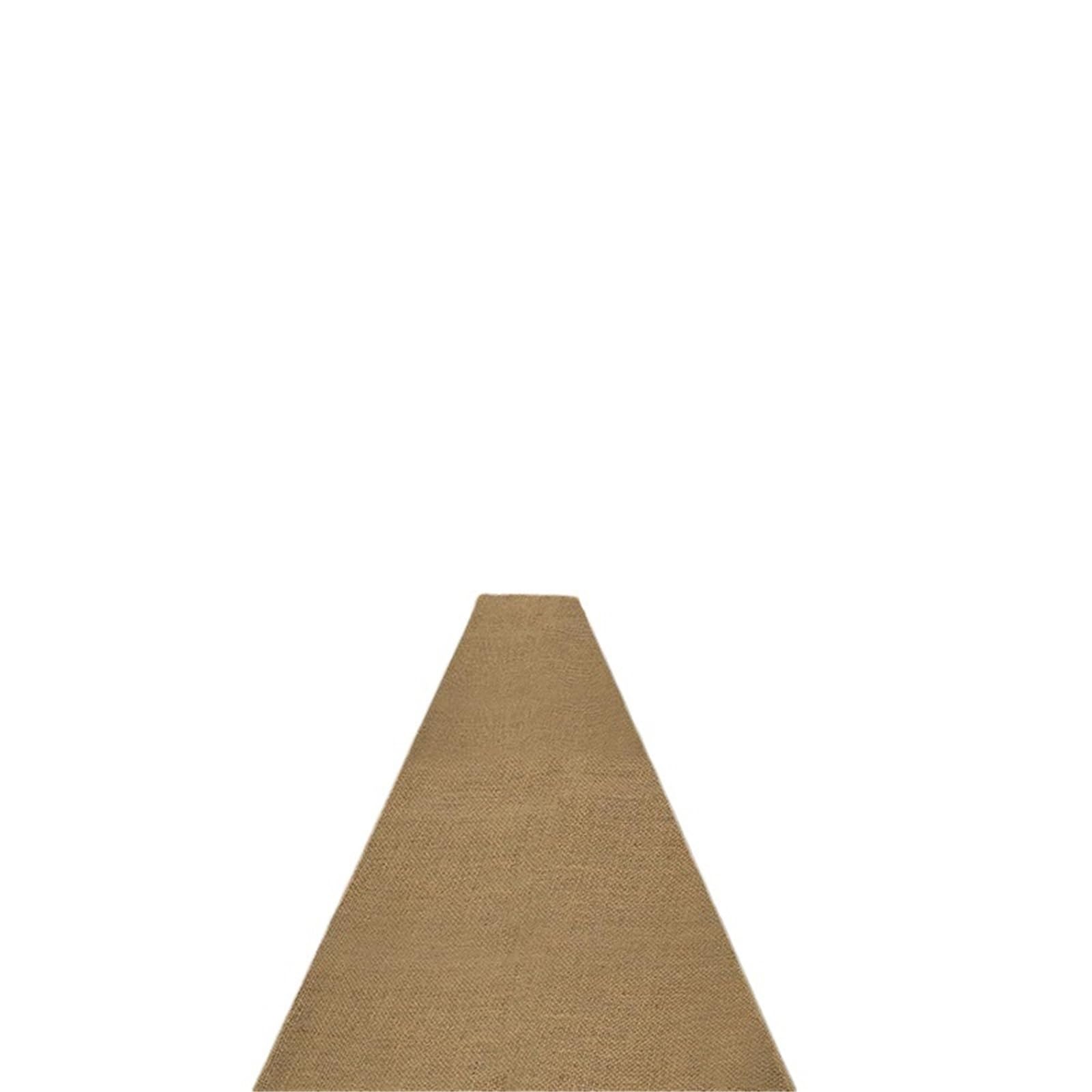 Tapis Mariage Tapis d'allée de Mariage en Toile Jute Rustique avec Bordure frangée, Tapis Piste for décoration fête ou Douche Nuptiale Antidérapant(Tassel B,6m,90cm)
