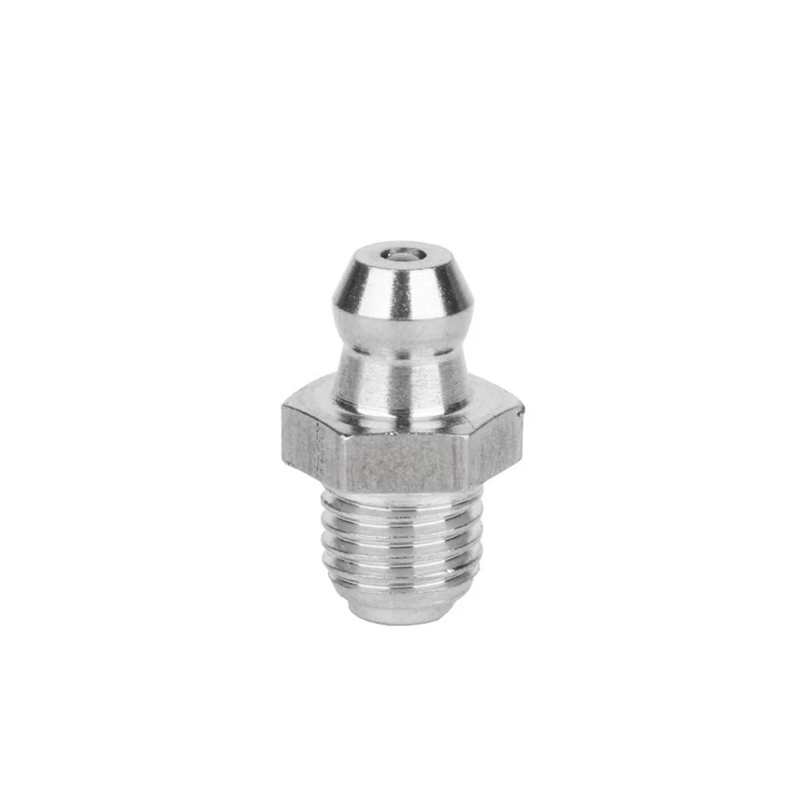 M6 Male Thread 316 Stainless Steel Straight Type Oil Zerk Grease Nipple Tube Pipe Fitting