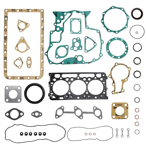 Image of Head Gasket Set, for Kubota Engine: D902, D902E | for Kubota Utility Vehicle: RTV900,RTV900G,RTV900R,RTV900T,RTV900W, 1G823-993501G82399350,1G962-03313,1G96203313,1G962-99363