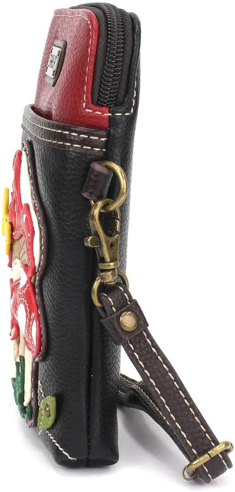 Chala Crossbody Cell Phone Purse-Women Canvas Multicolor Handbag with Adjustable Strap - Image 3