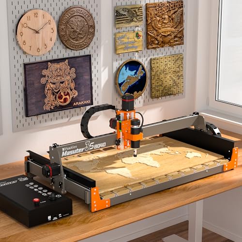 FoxAlien 3S 8040 X-axis Extension Kit with T-slot Hybrid Spoilboard for Masuter 3S CNC Router Machine, for Large Engraving Carving Projects (Extend X-axis to 800mm) - Image 6