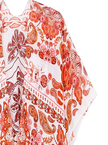 Image of Moss Rose Women Summer Bikini Kimono Bathing Suit Cover Ups for Swimwear