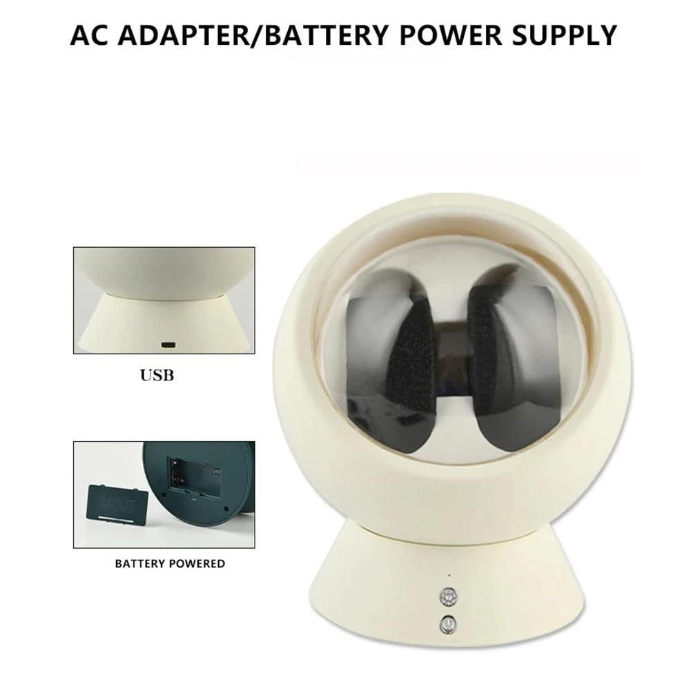 Carica Orologio per Orologi Automatici Alimentatore USB Ruota Supporto Fashion Shaker Display Scatola per Orologi Beige
