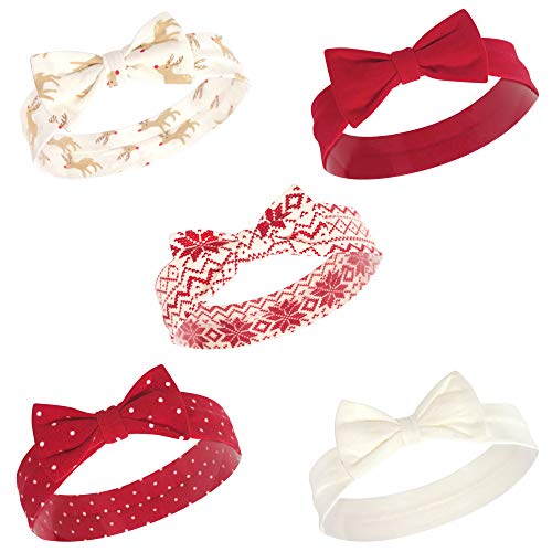Image of Hudson Baby Cotton and Synthetic Headbands, Size 0-24 Months