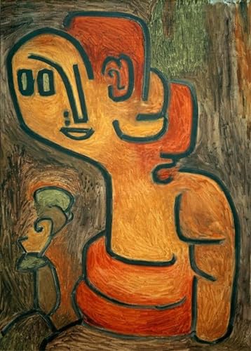 Lienzo de Paul Klee Ritratto di Gaia con acabado pictórico premium