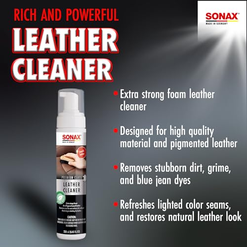 SONAX Premium Leather Cleaner Foam