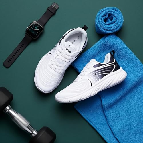 Image of YOHO RushHour Dynamiq Sports Shoes for Men |Cushioned Insole, Stylish, Casual & Sneakers for Gents | Lightweight, Anti-Skid Shoe for Gym, Walking, Running & Everyday Use-1835