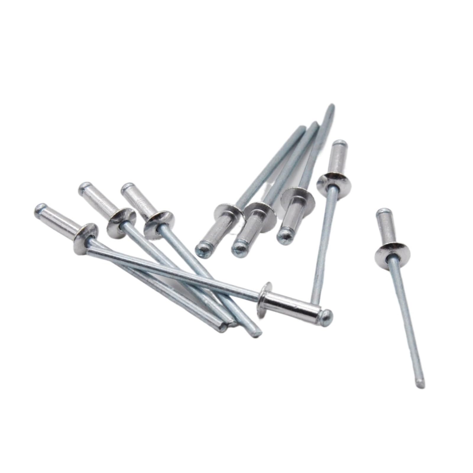 Tnplkiuyt 14Mm Blind Rivets Aluminium Dome Round Hollow Core Pop Rivets M2.4-M6.4 1-50 Pcs(,1Pcs M6.4)