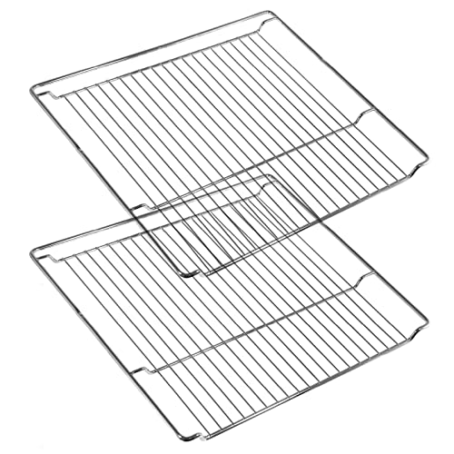 SPARES2GO Wire Grill Shelf Rack for Bosch Oven Cooker (Pack of 2) (428 x 373 mm)