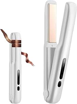 コードレスアイロン Amazon | 【コードレス・ USB充電】コードレスヘアアイロン 5200mAh大