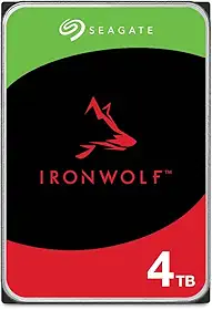 HD Interno Seagate IronWolf 4TB ST4000VN006 SATA 6Gb/s 5400 RPM 256MB Cache CMR – Disco Rígido para NAS e PC