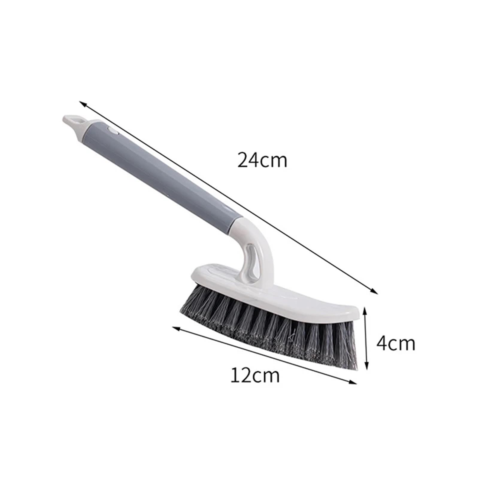 Spazzola for Pavimenti Lavaggio delle pareti del Bagno Piastrelle for WC Senza Angolo Morto Spazzola for Slot for la casa Strumenti for la Pulizia della Spazzola for Cucina(White-1)(White-1)