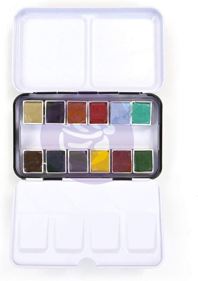 Prima Watercolor Confections Watercolor Pans 12/Pkg-Woodlands