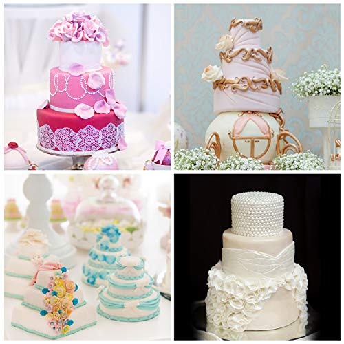 Mity Rain 6 Cavities Mini 3 Tier Cake Silicone Pan - Multi Tiered Cupcake Mold Diy Round Cupcake Pudding Cookie Chocolate Baking Pan Nonstick Home Made Baking (Set Of 2) #TOP2