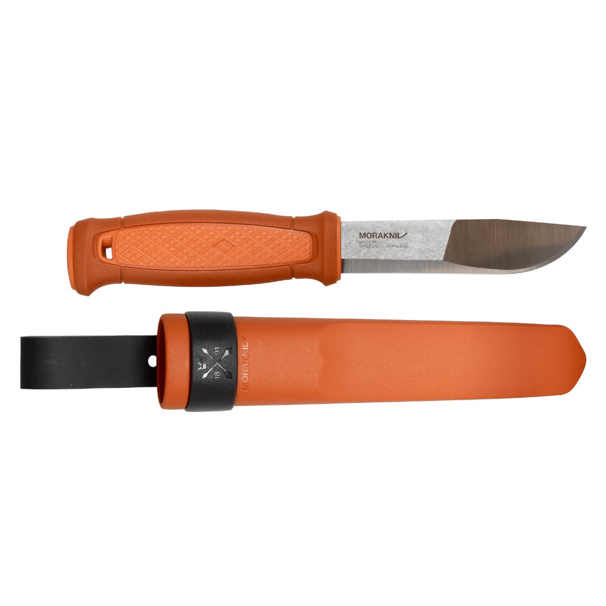 Mora survivalmes Kansbol Orange Brûlé avec Un polymère de Gaine d'…